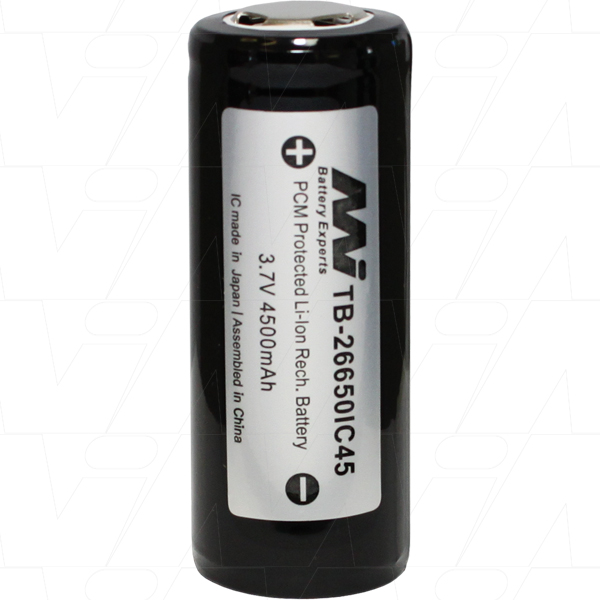 MI Battery Experts TB-26650IC45-BP1